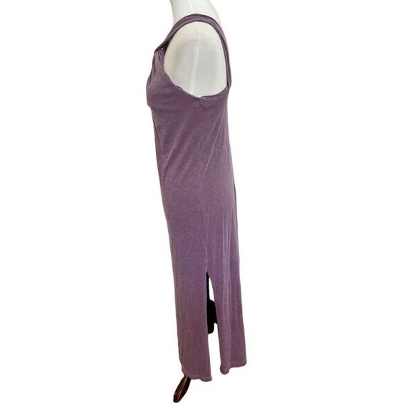 Anthropologie Sundry Keyhole Midi Dress Violet Purple Size 1 = Small (4-6) - Picture 2 of 6